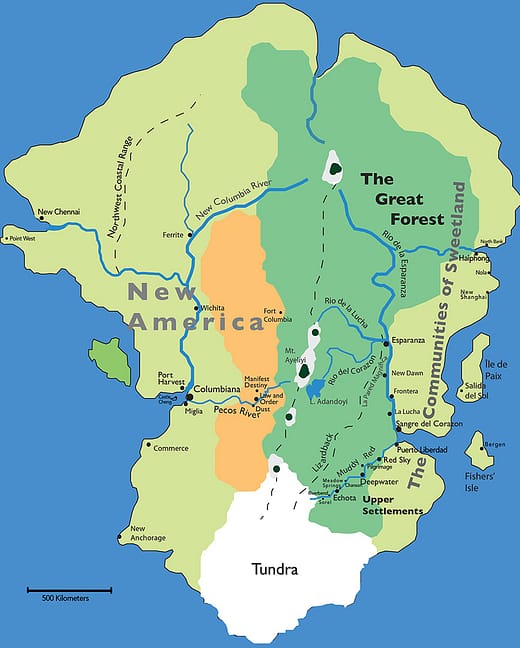 Map of Sweetland